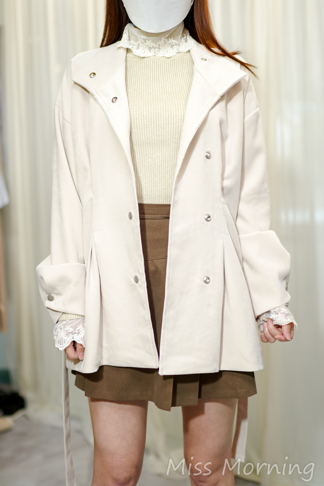 襯薄絨外套(14232)