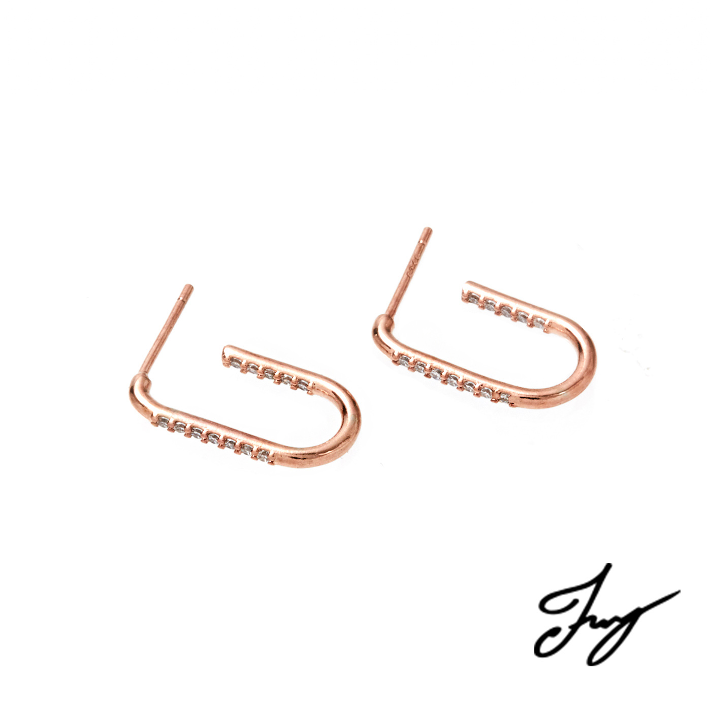 平價飾品,郁欣聯名款,銀針,鋯石,耳環