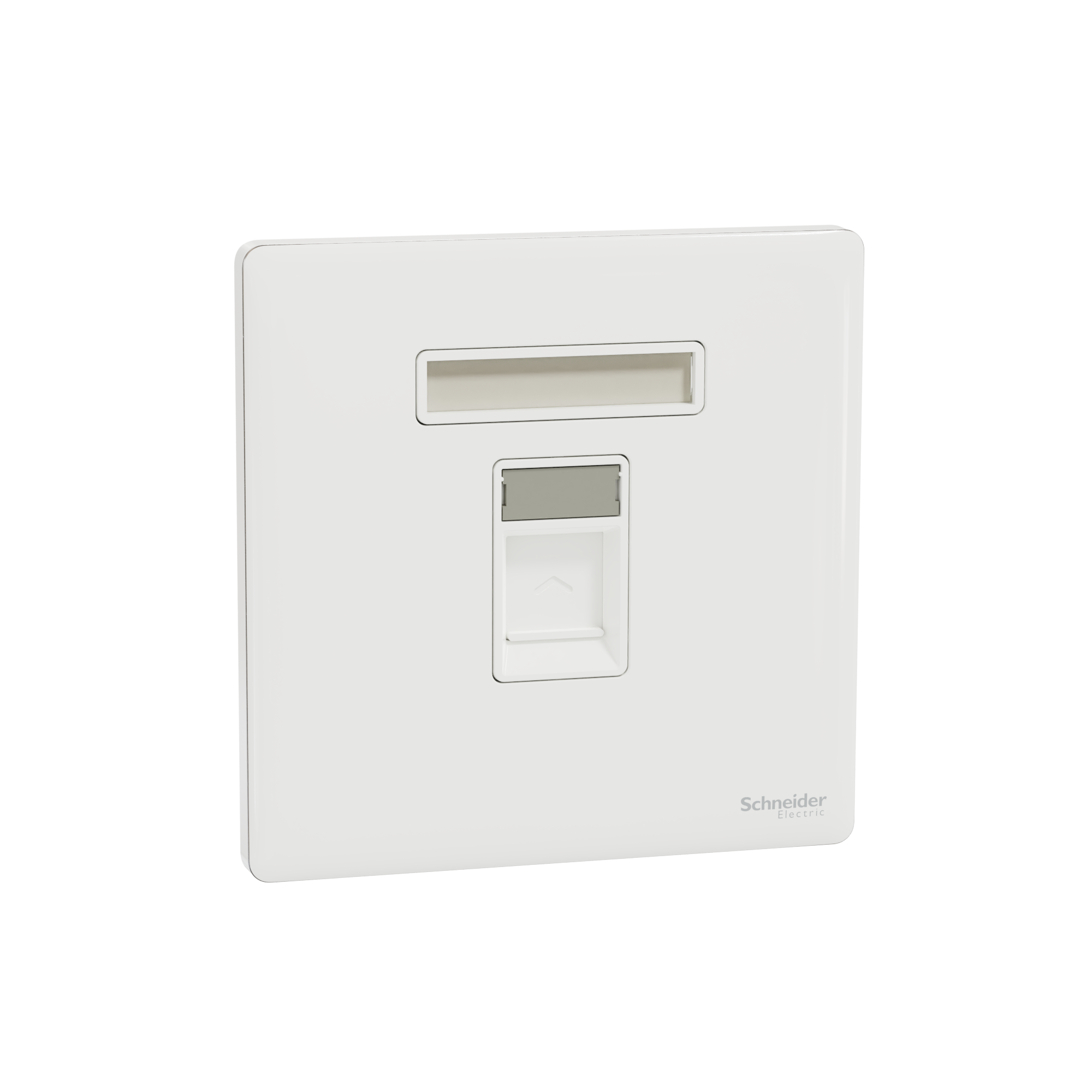 UNICA X 單位RJ45 數據/電話插座, Keystone面板備防塵活門