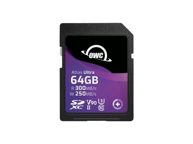 OWC Atlas Ultra UHS-II V90 U3 C10 SDXC Card