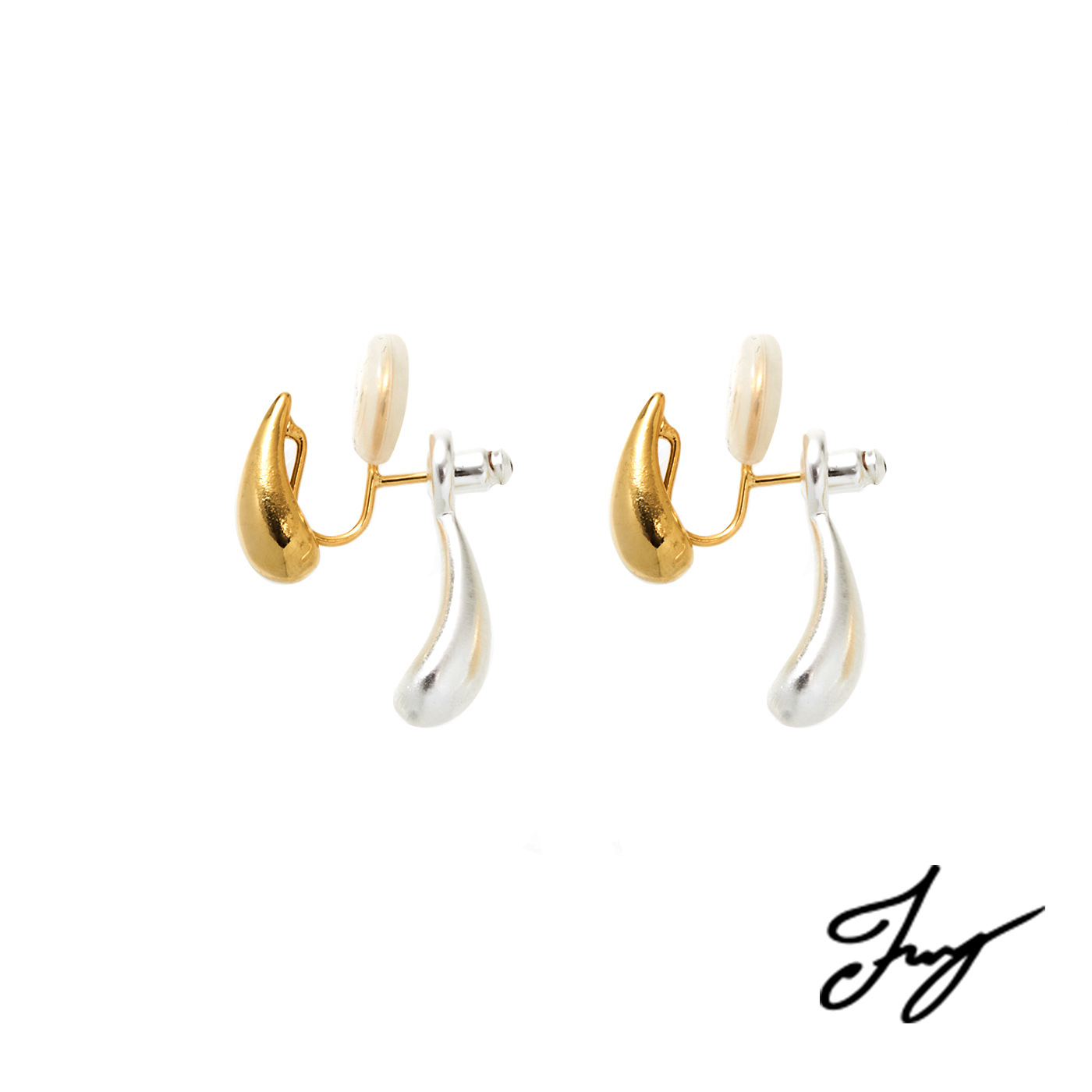 平價飾品,郁欣聯名款,夾式耳環