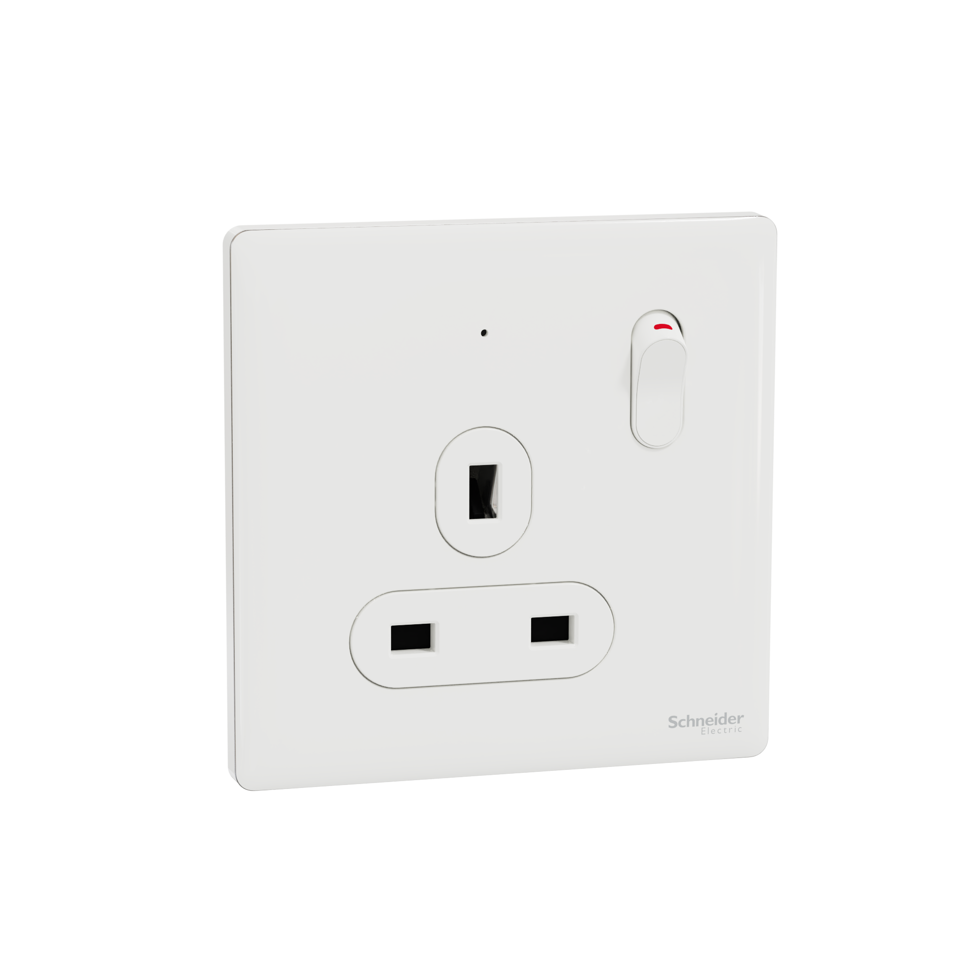 UNICA X 13A 單位連保護門有掣插座連LED指示燈