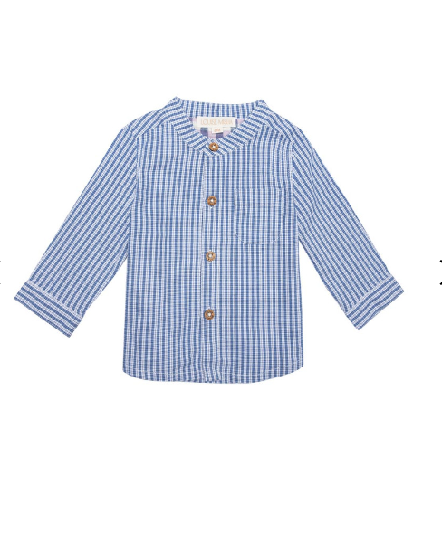 LOUISE MISHA│Amod Shirt條紋襯衫．Blue Sonnet Vichy