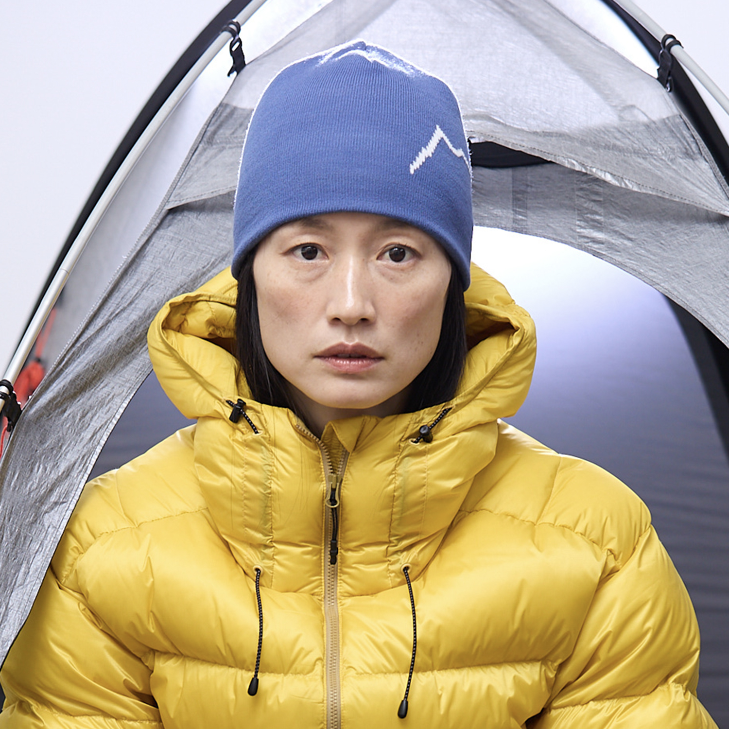 帽子 ANDERSEN-ANDERSEN BEANIE SHORT LYSELOD Andersen-Andersen Short Beanie – Navy Blue
