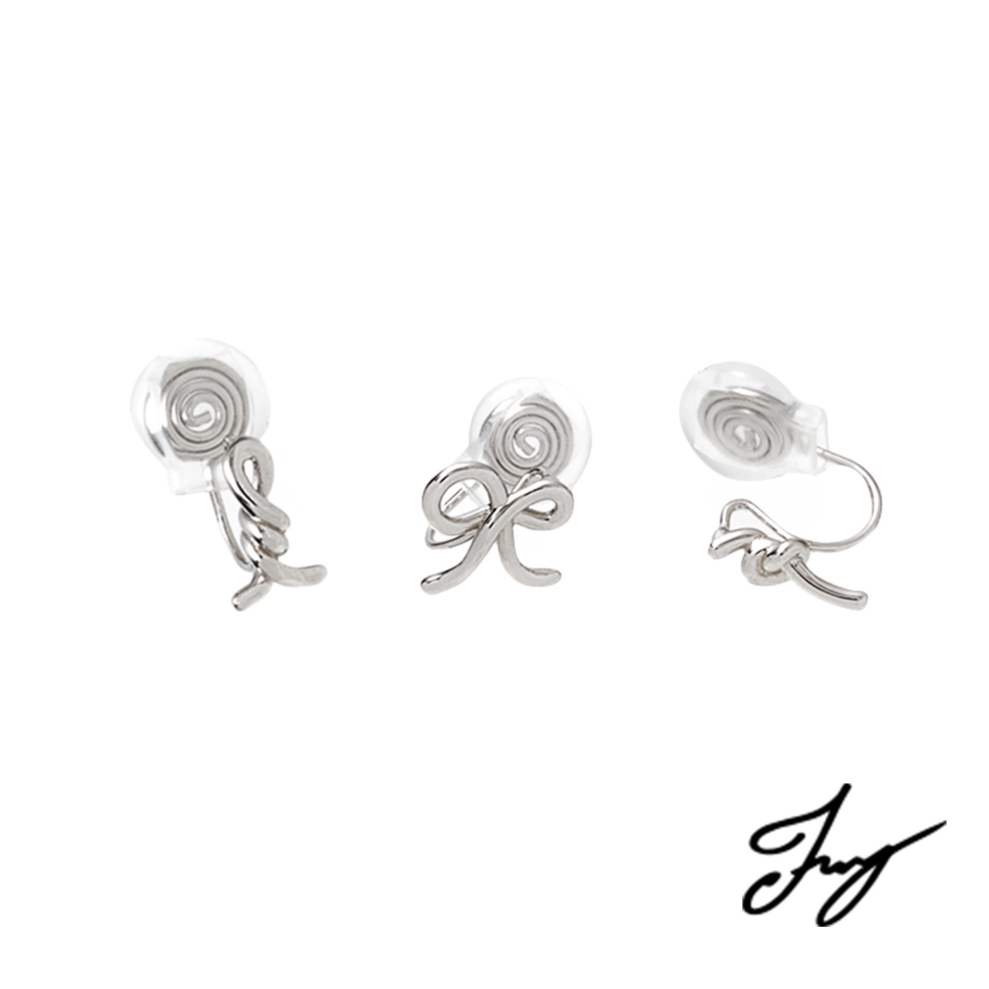 平價飾品,郁欣聯名款,蝴蝶結,夾式耳環