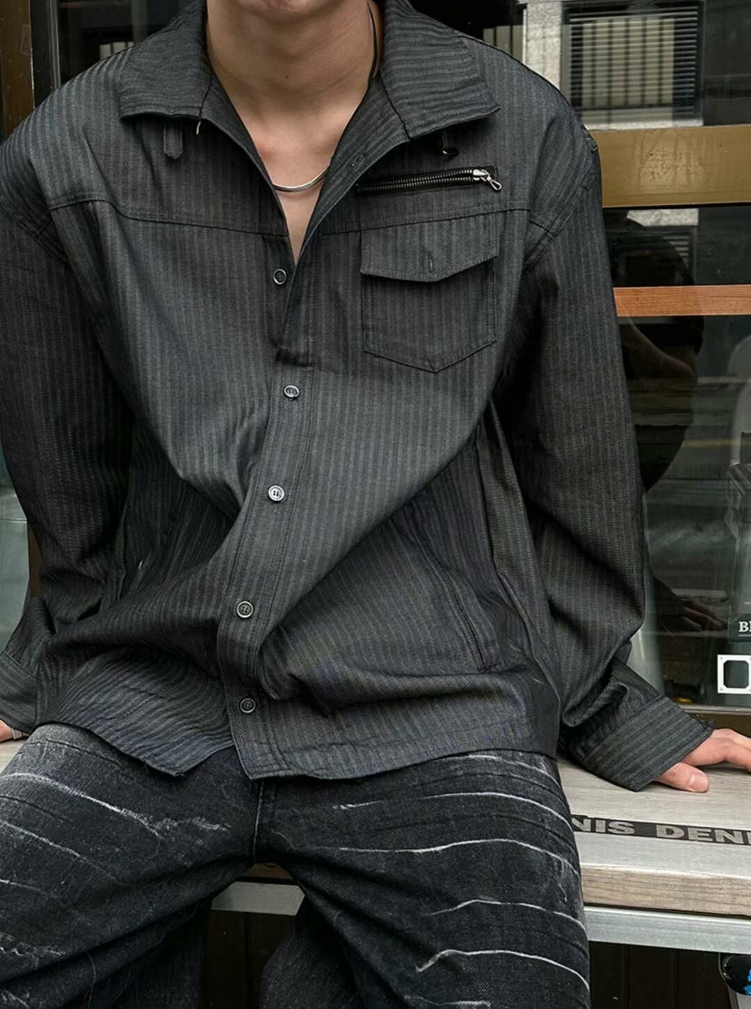 淨色長袖恤衫 Vass-008S