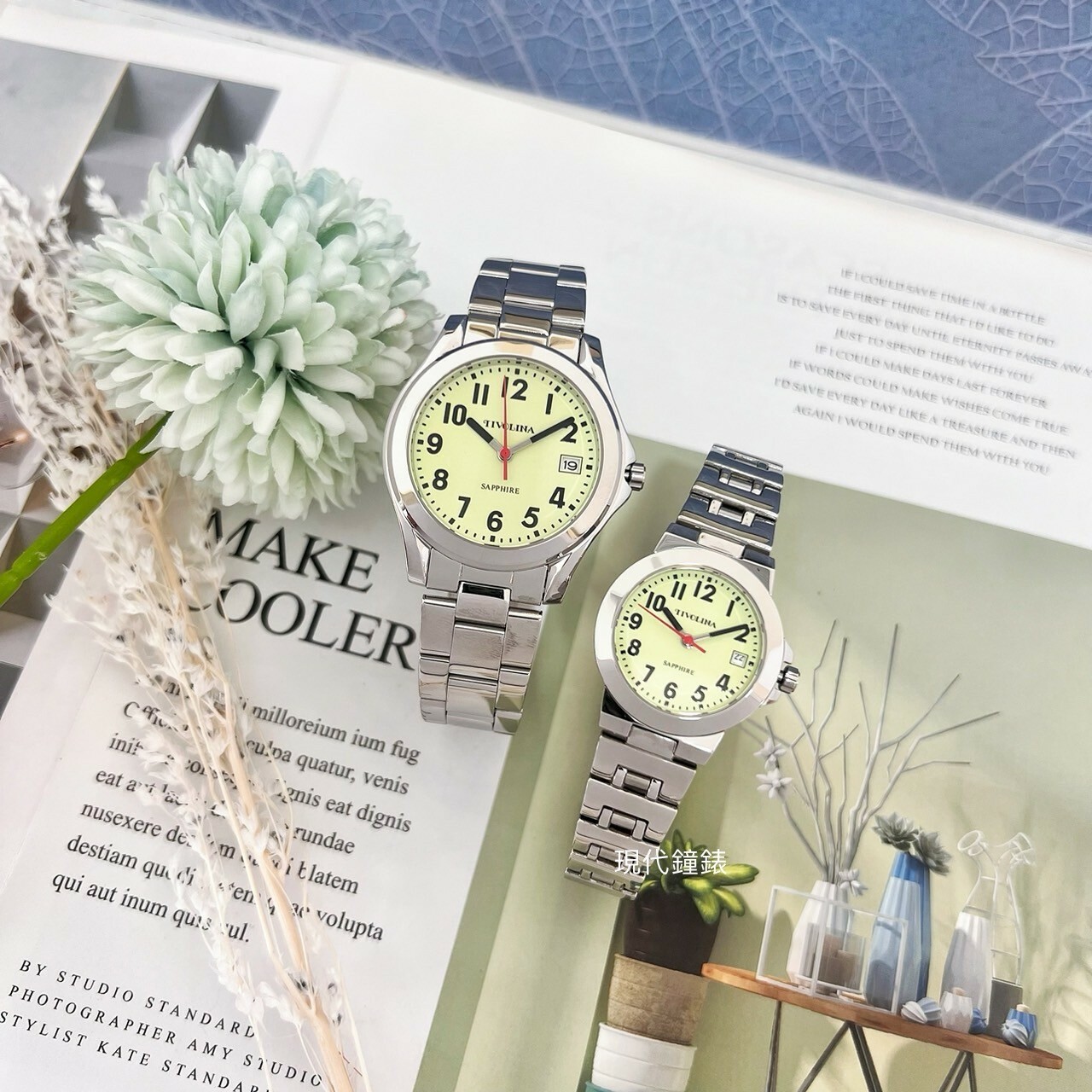 【TIVOLINA】小紅帽 復古數字對錶 MAW3771-NA (38mm) / LAW3771-NA (28mm) 現代鐘錶