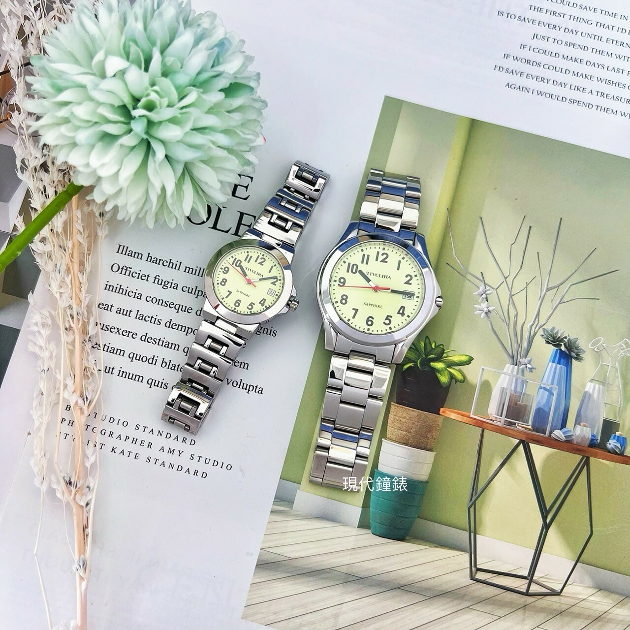 【TIVOLINA】小紅帽 復古數字對錶 MAW3771-NA (38mm) / LAW3771-NA (28mm) 現代鐘錶