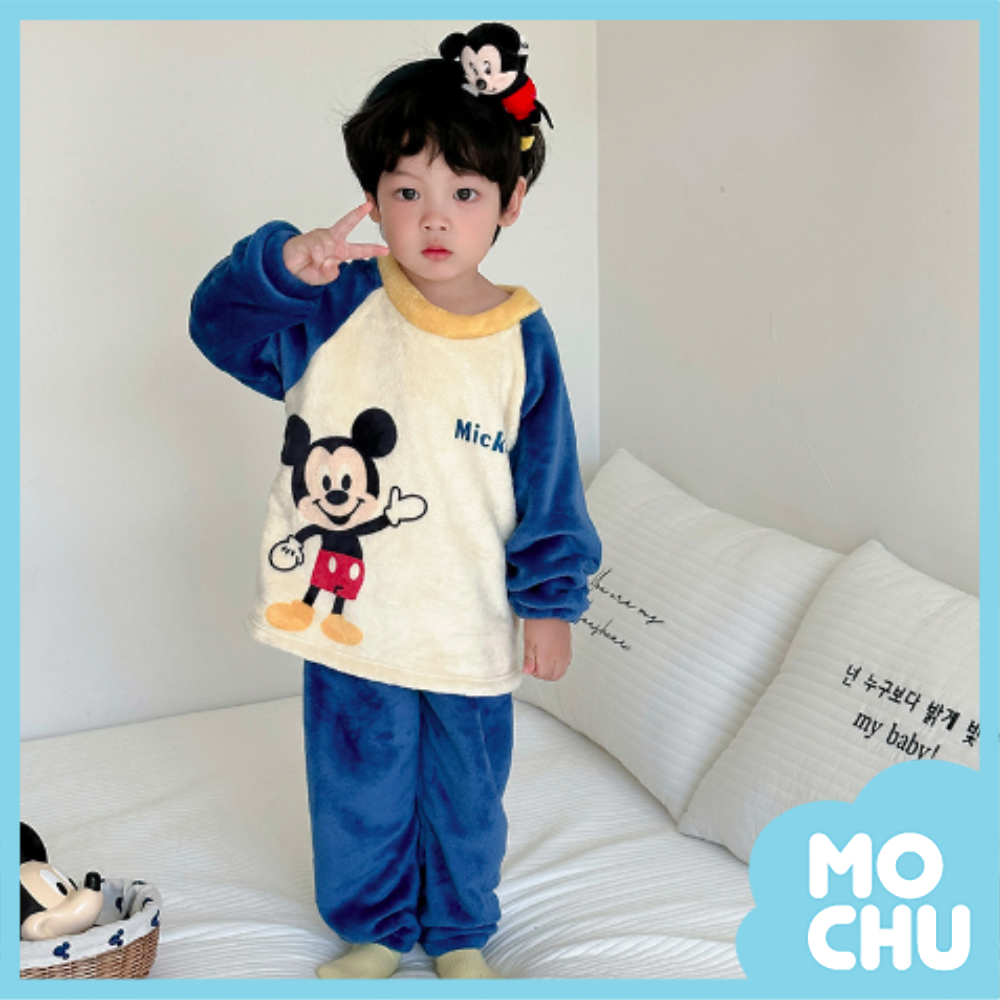 (100cm現貨)哈囉米奇法蘭絨家居服