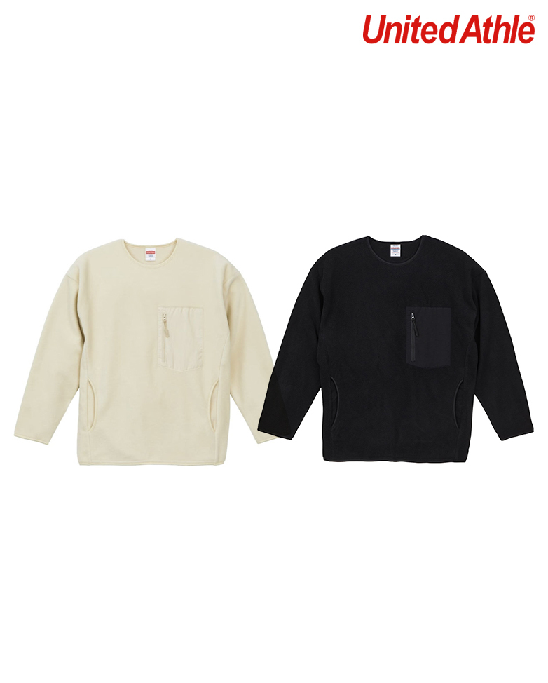 日本授權United Athle 超細搖粒絨圓領長T