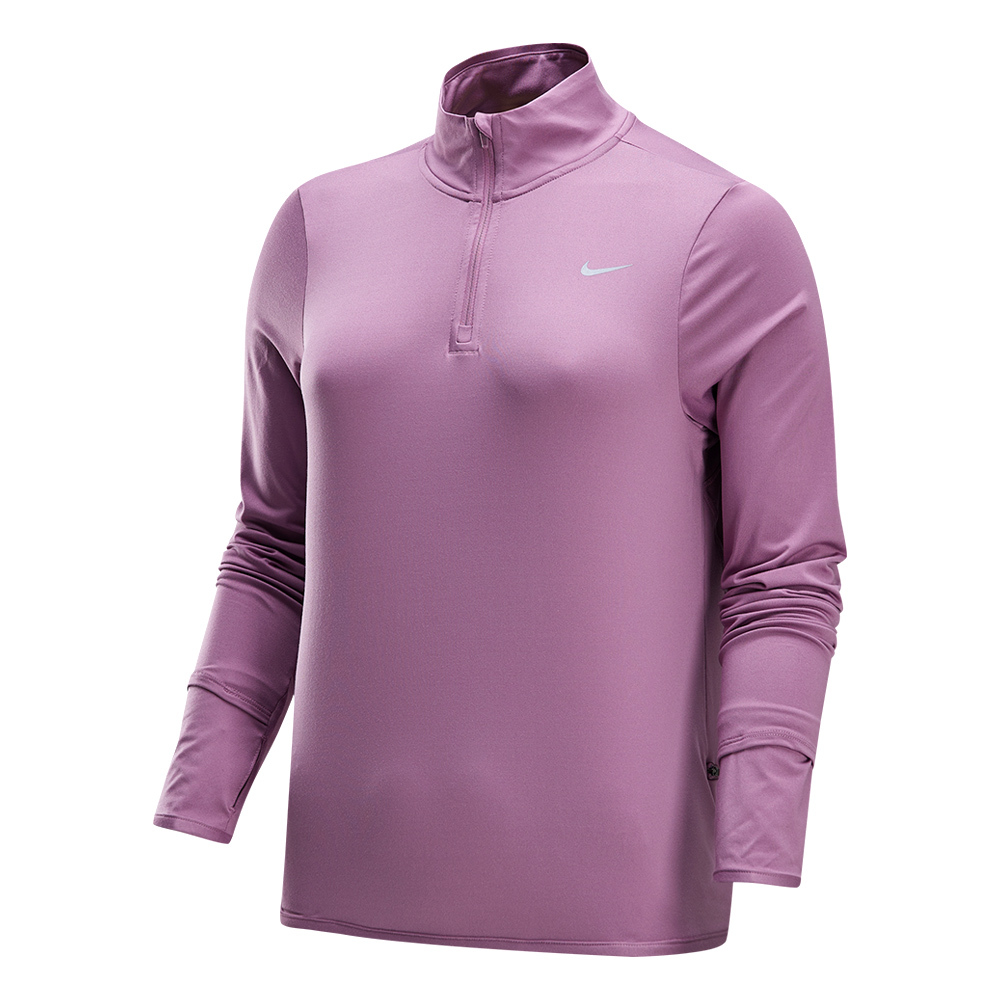 Nike Swift Elmnt DF Uvhztop 女款 粉紫色 防曬 慢跑 舒適 上衣 長袖 FB4317-523