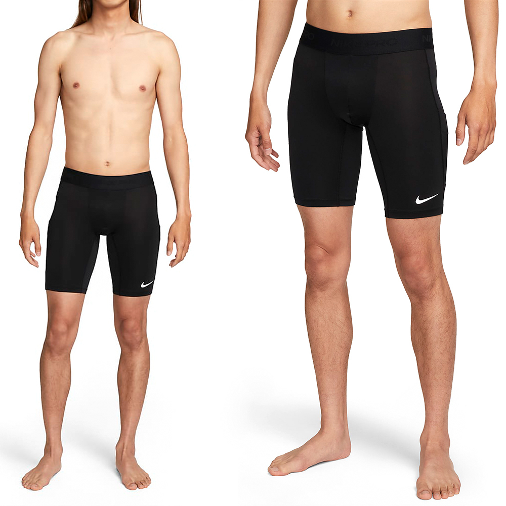 Nike Long Short 男款 黑色 內搭 運動 吸濕 快乾 合身 緊身褲 束褲 訓練 短褲 FB7964-010