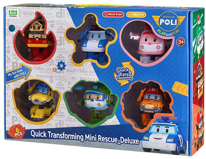 《 POLI 波力 》  POLI BABE 3吋簡易變形車套