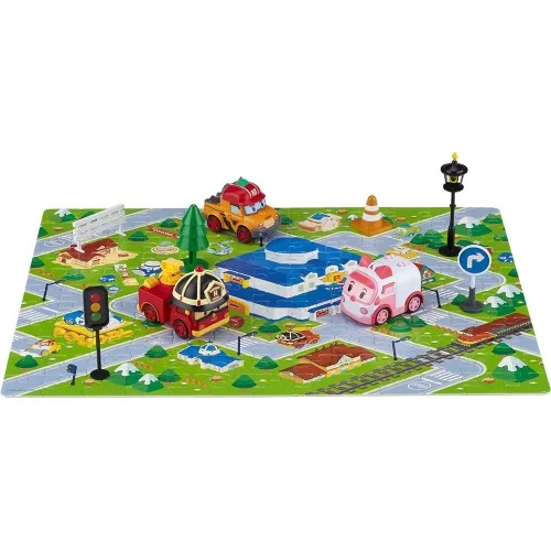 《 POLI 波力 》  POLI BABE 摩輪拼圖救援組