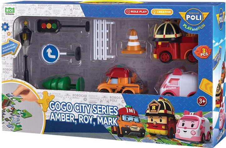 《 POLI 波力 》  POLI BABE 摩輪拼圖救援組