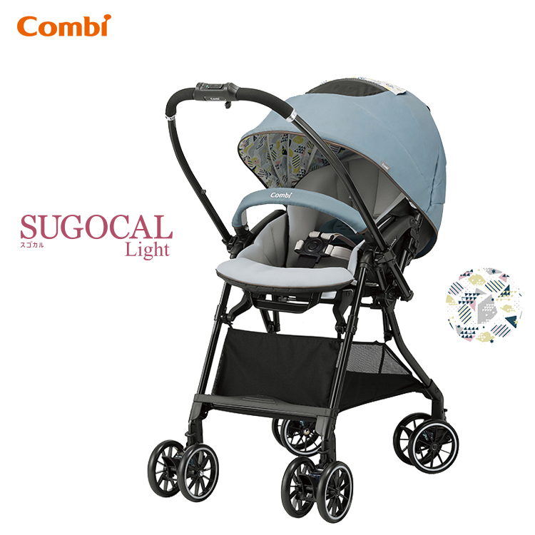 Sugocal Light 超輕量四輪轉向嬰兒車 (Blue) -118089