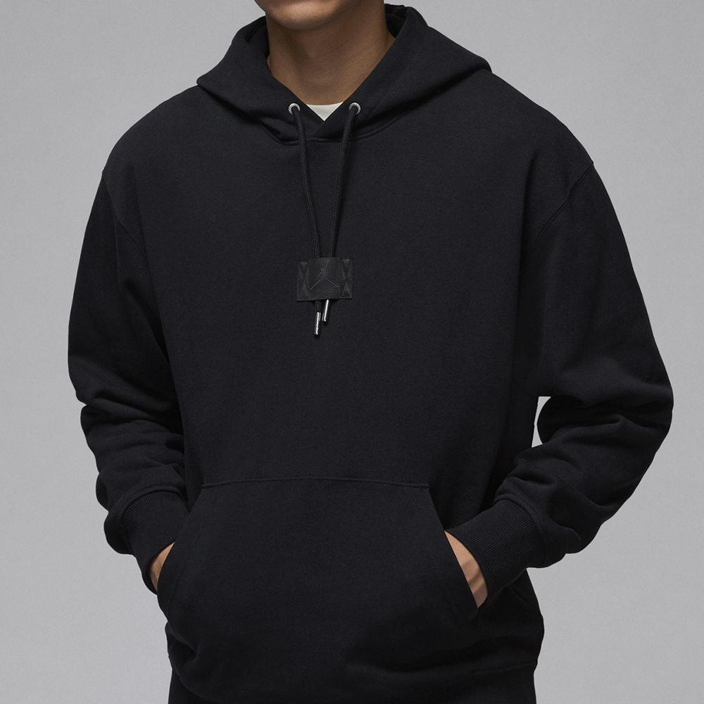 Nike J FLT FLC PO 男款 黑色 運動 休閒 喬丹 上衣 連帽 帽T 長袖 FV7248-010