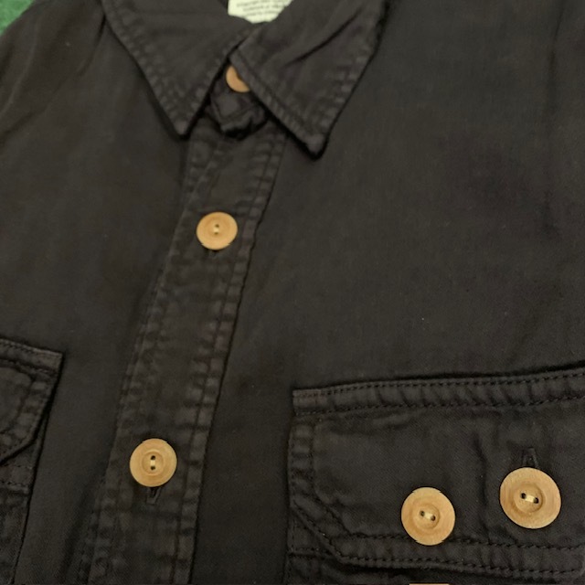 VISVIM BLACK ELK FLANNEL (SATIN) - NAVY SIZE 2 IN STOCK NOW (現貨發售中)