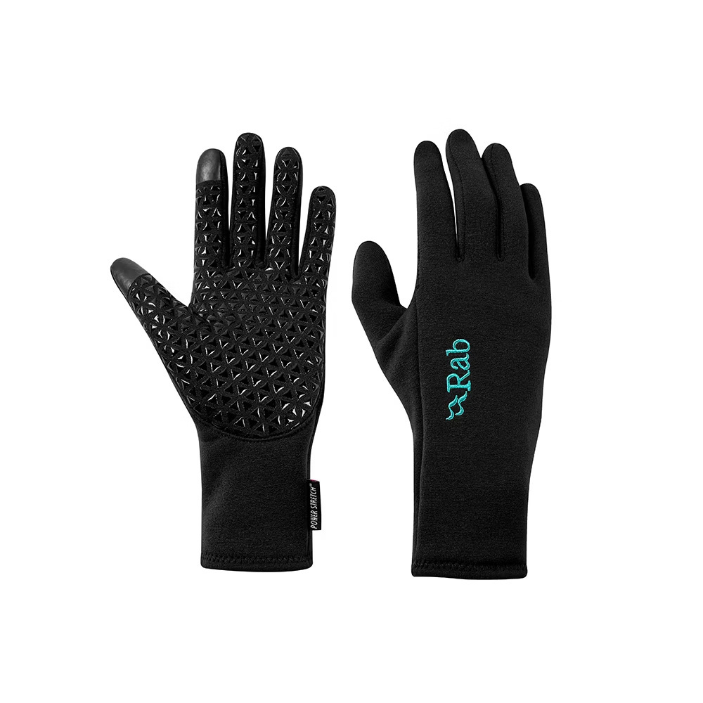 RAB 英國 Power Stretch Contact Grip Glove Wmns 保暖刷毛抓握力觸控手套 女款 黑色 43RAQAH54