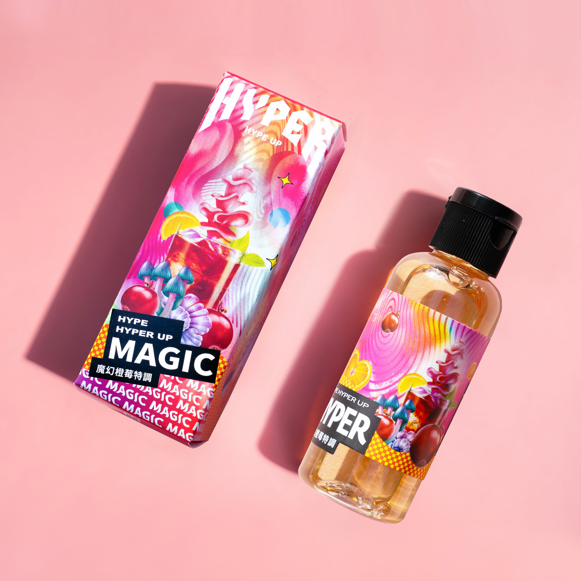 台灣 HARU HYPER 魔幻橙莓特調 口味潤滑液 口交液