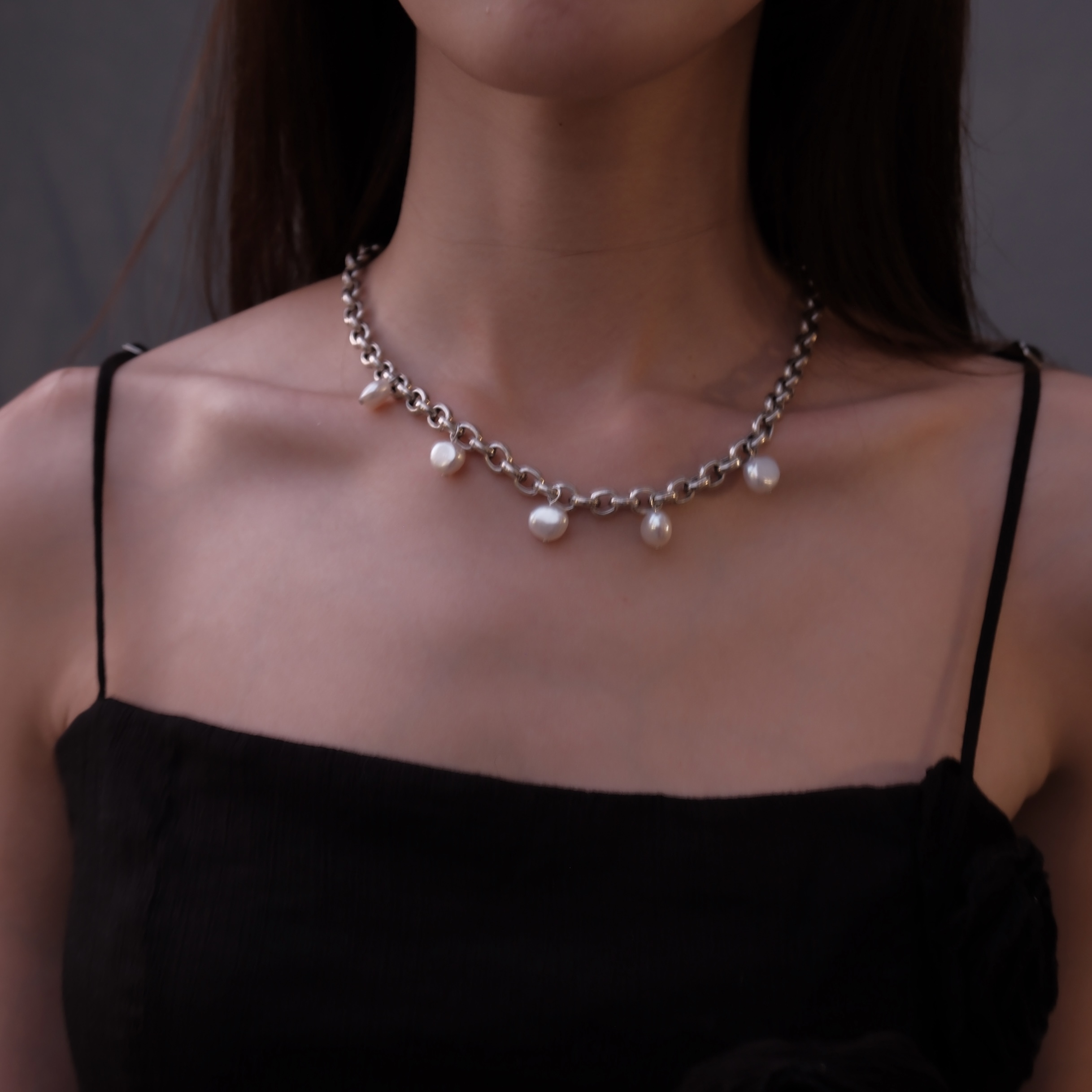 HELLES-SUNRISE 淡水珍珠項鍊