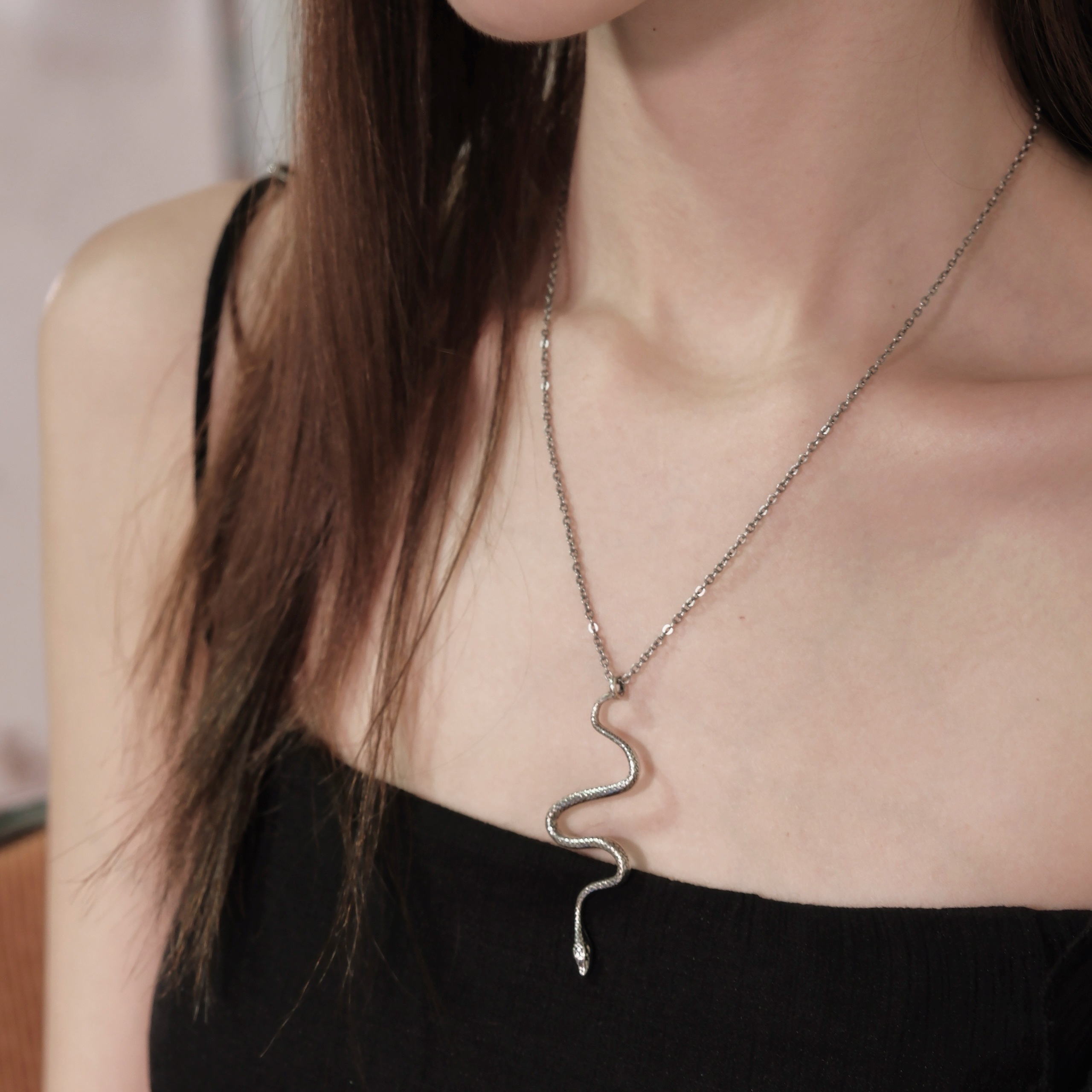 HELLES-SERPENT 復古蛇形項鍊