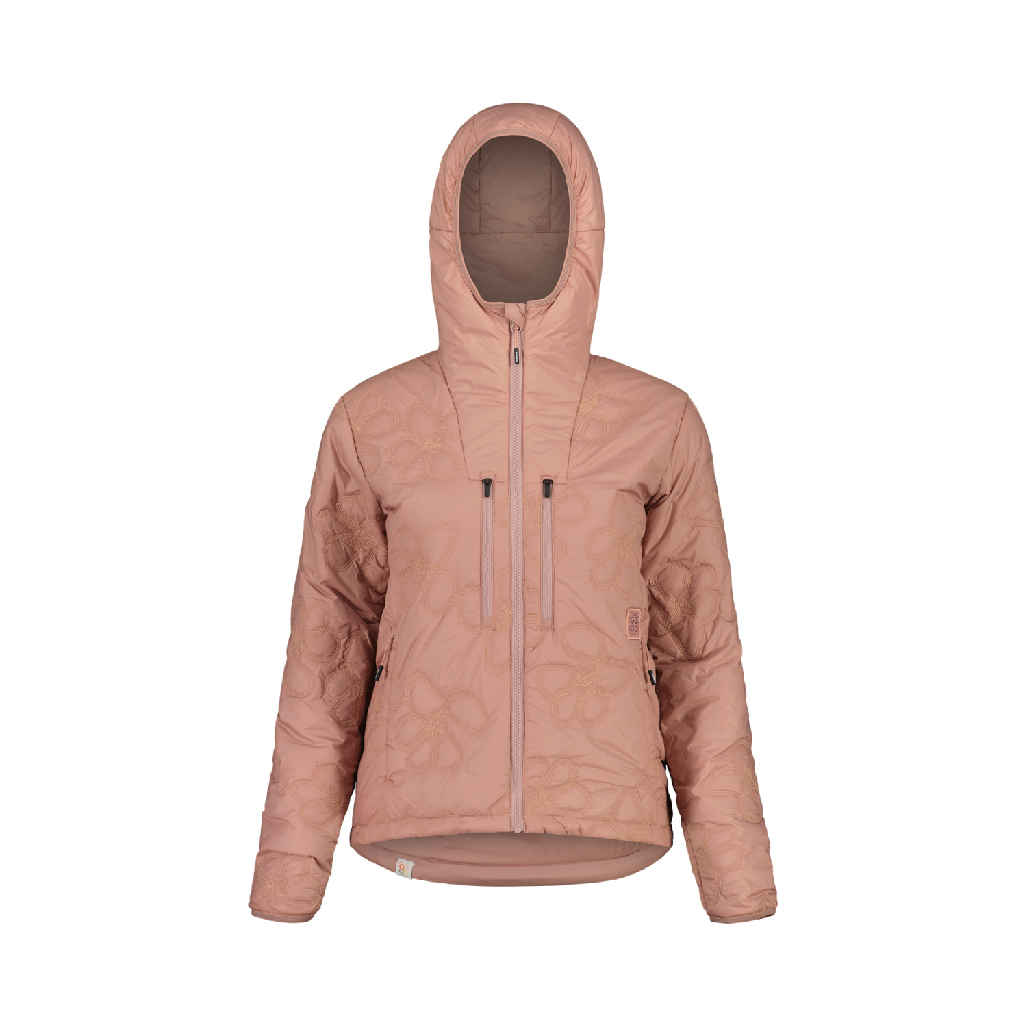 【MALOJA】女Primaloft保暖連帽外套 / 24MA38153 - [經典黑、藕荷粉]