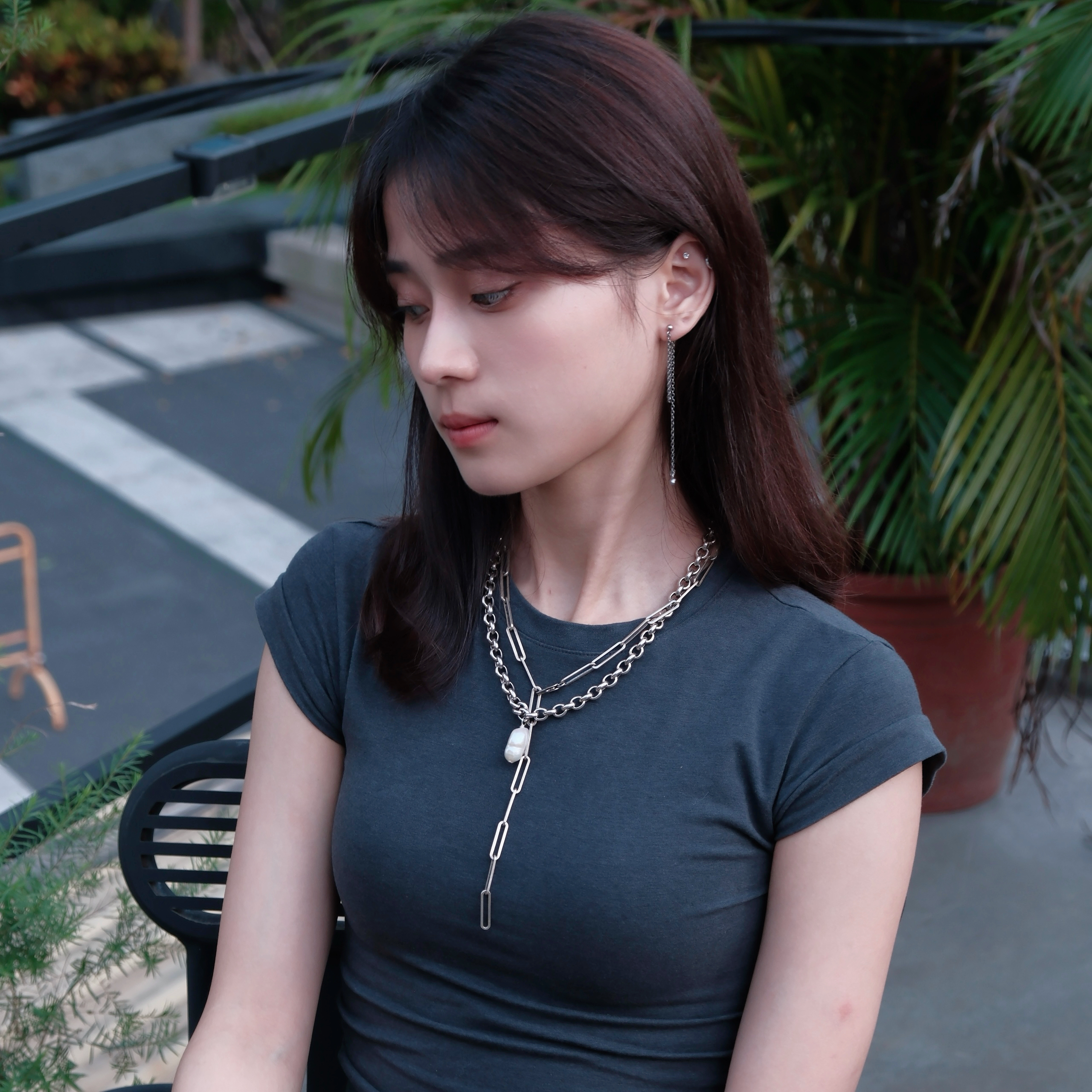 HELLES-PALOMA 淡水珍珠項鍊