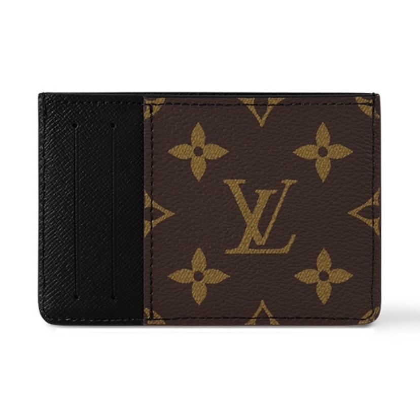 LOUIS VUITTON LV Neo Monogram Macassar 帆布卡片套