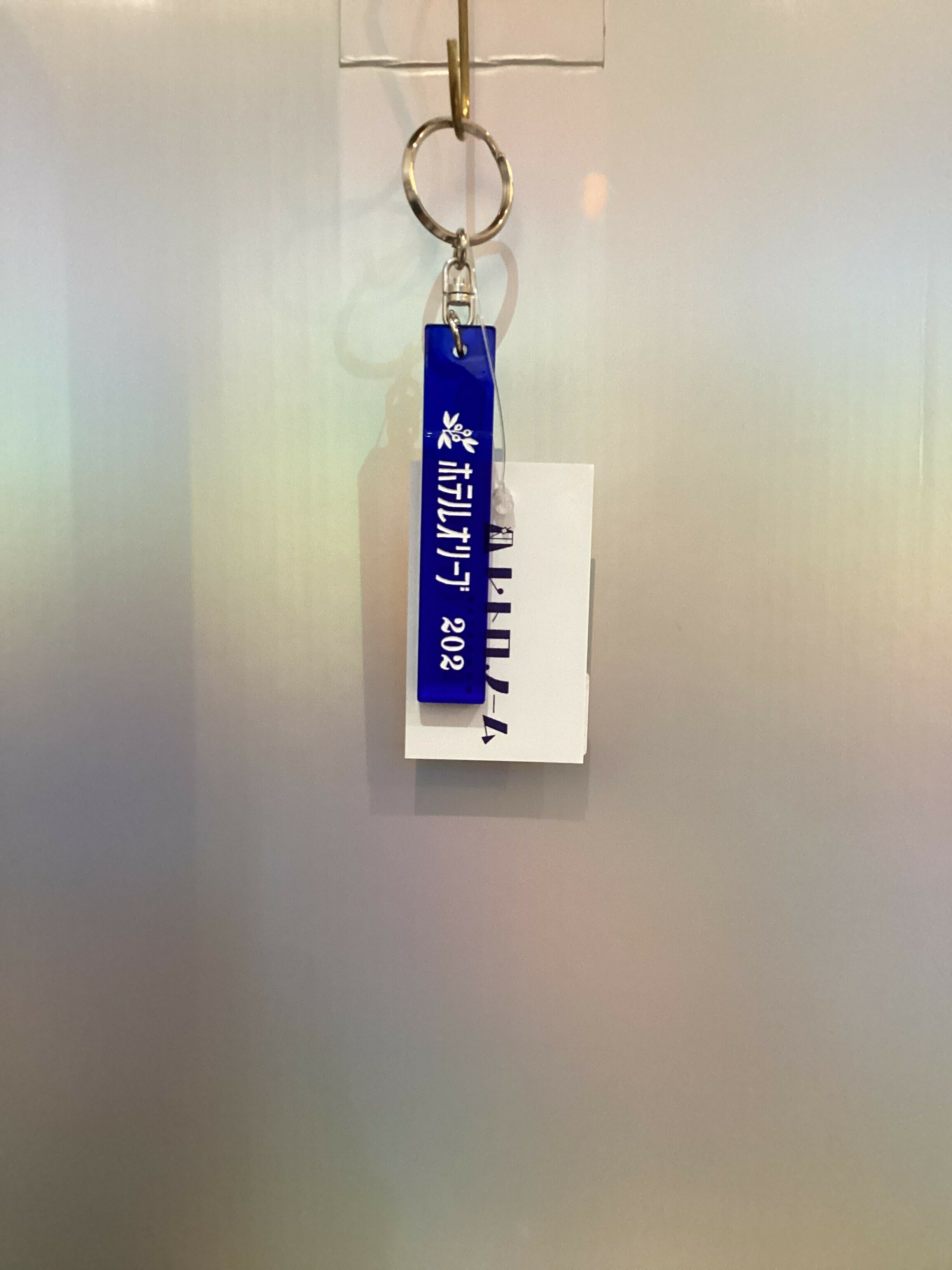 Hotel Keychain Blue