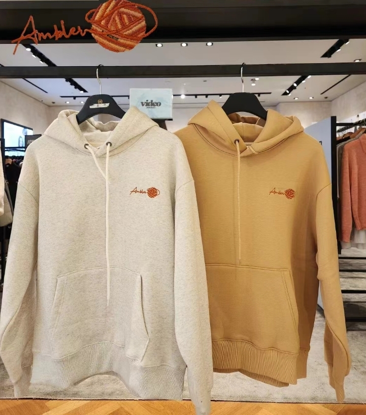 AMBLER 24年新款加絨連帽衛衣AHP1117
