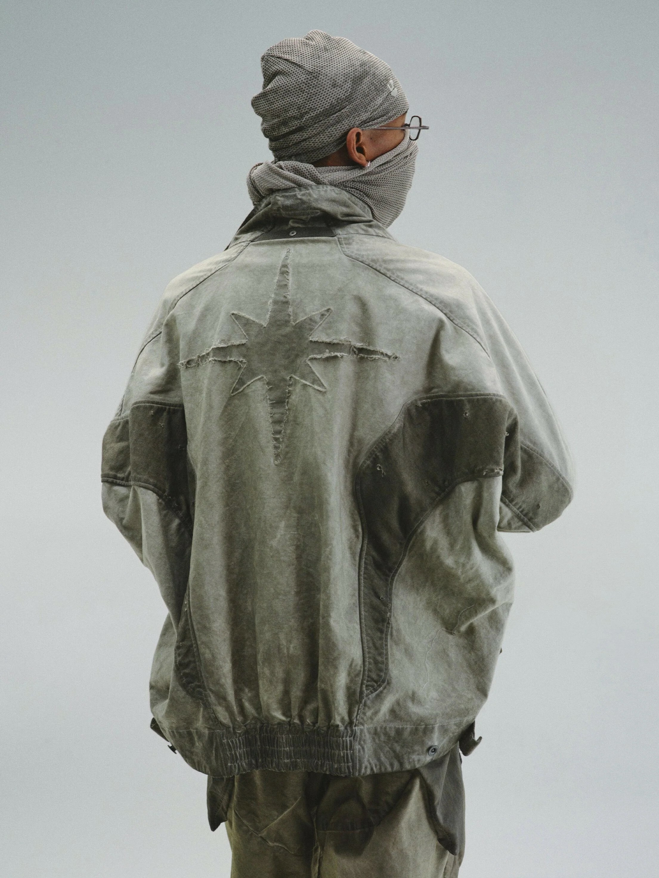 【Focus Store】現貨 Hamcus FW24 DUSZEN LPU / OVERSEER'S RUIN JACKET 拼接丹寧外套 VM02324-1(GM)