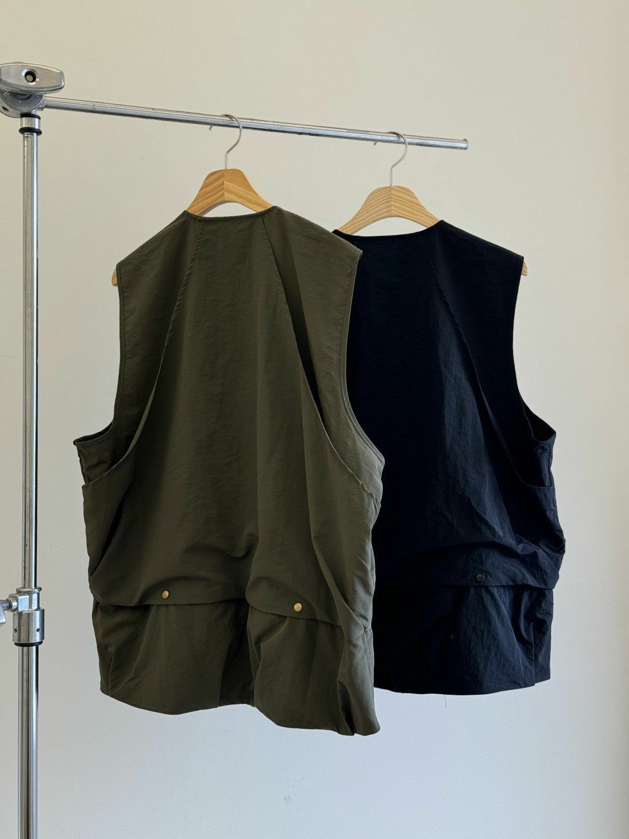 淨色拉鍊背心褸 DDM-047V