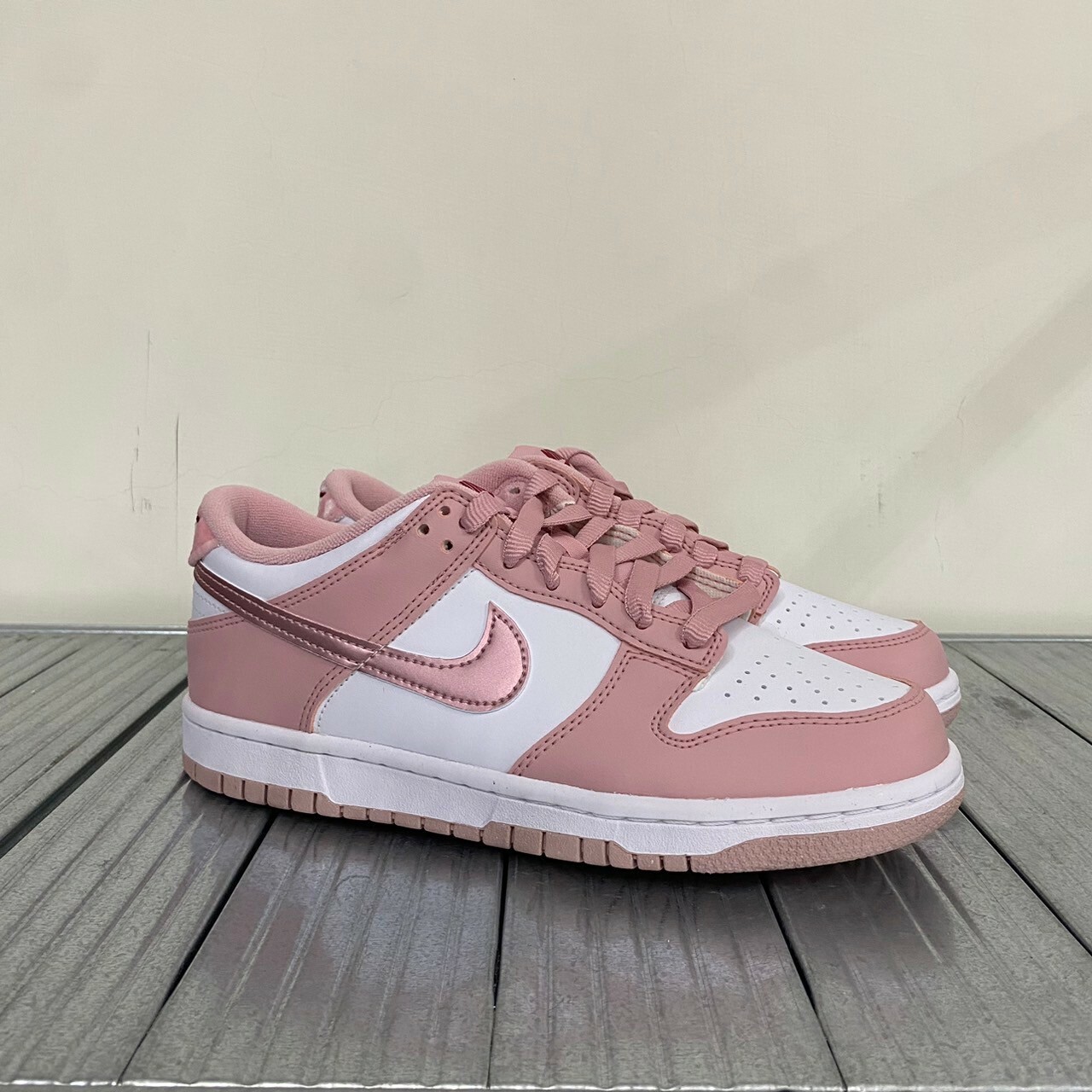 Nike Dunk Low(GS) 低筒 粉紅天鵝絨 香檳粉 DO6485-600