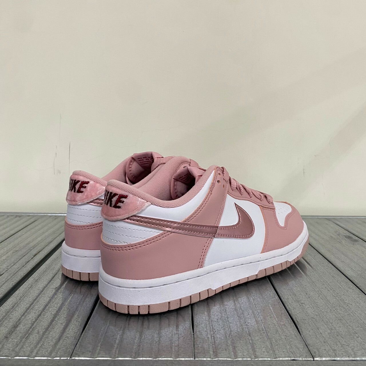 Nike Dunk Low(GS) 低筒 粉紅天鵝絨 香檳粉 DO6485-600