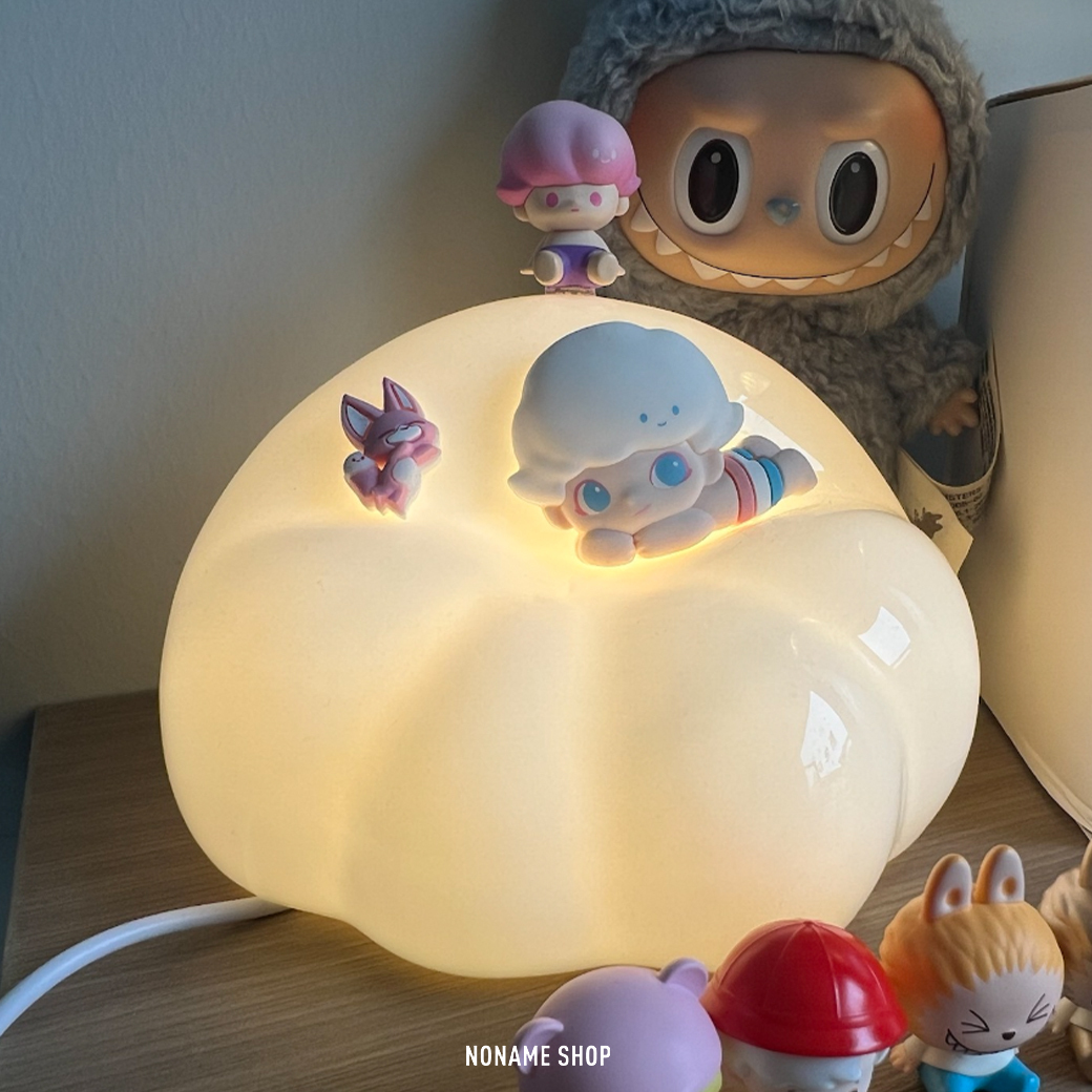 POP MART 泡泡瑪特 DIMOO 雲朵 陶瓷燈 夜燈