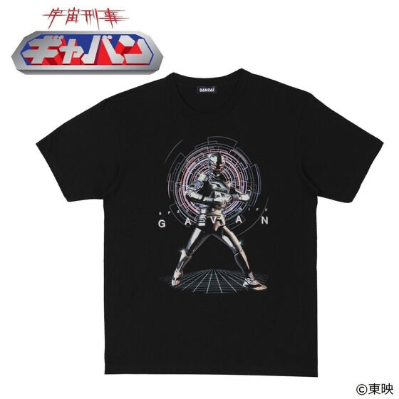 226493 Pbandai 預訂 2025/4月 東映ヒーローTシャツ　宇宙刑事ギャバン　サイバー柄