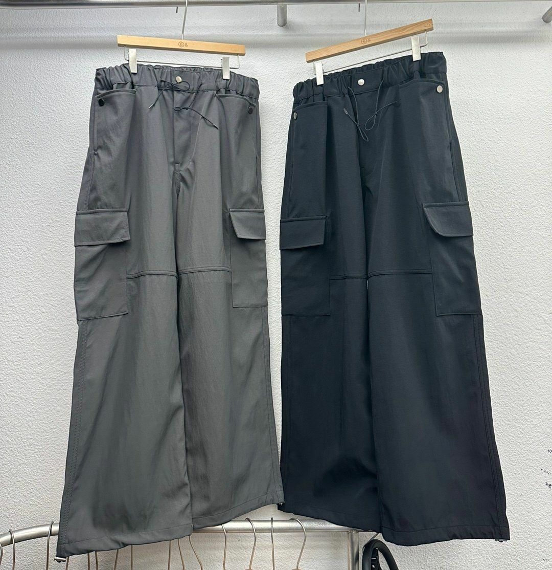 淨色可束腳鬆身褲 GAME-047P