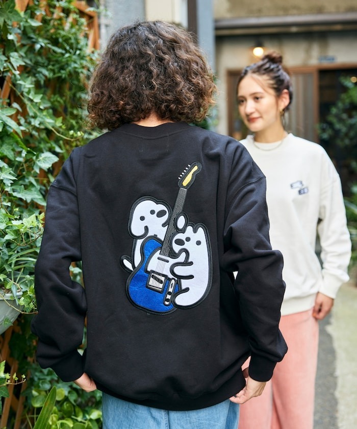 2024AW Matsui × FREAK'S STORE 聯名 松井先生 吉他 狗狗 刺繡 大學T 現貨 1023411300019