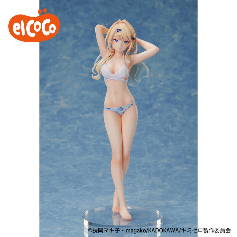 elCOCO 代理版 景品 位於戀愛光譜極端的我們 白河月愛 泳裝