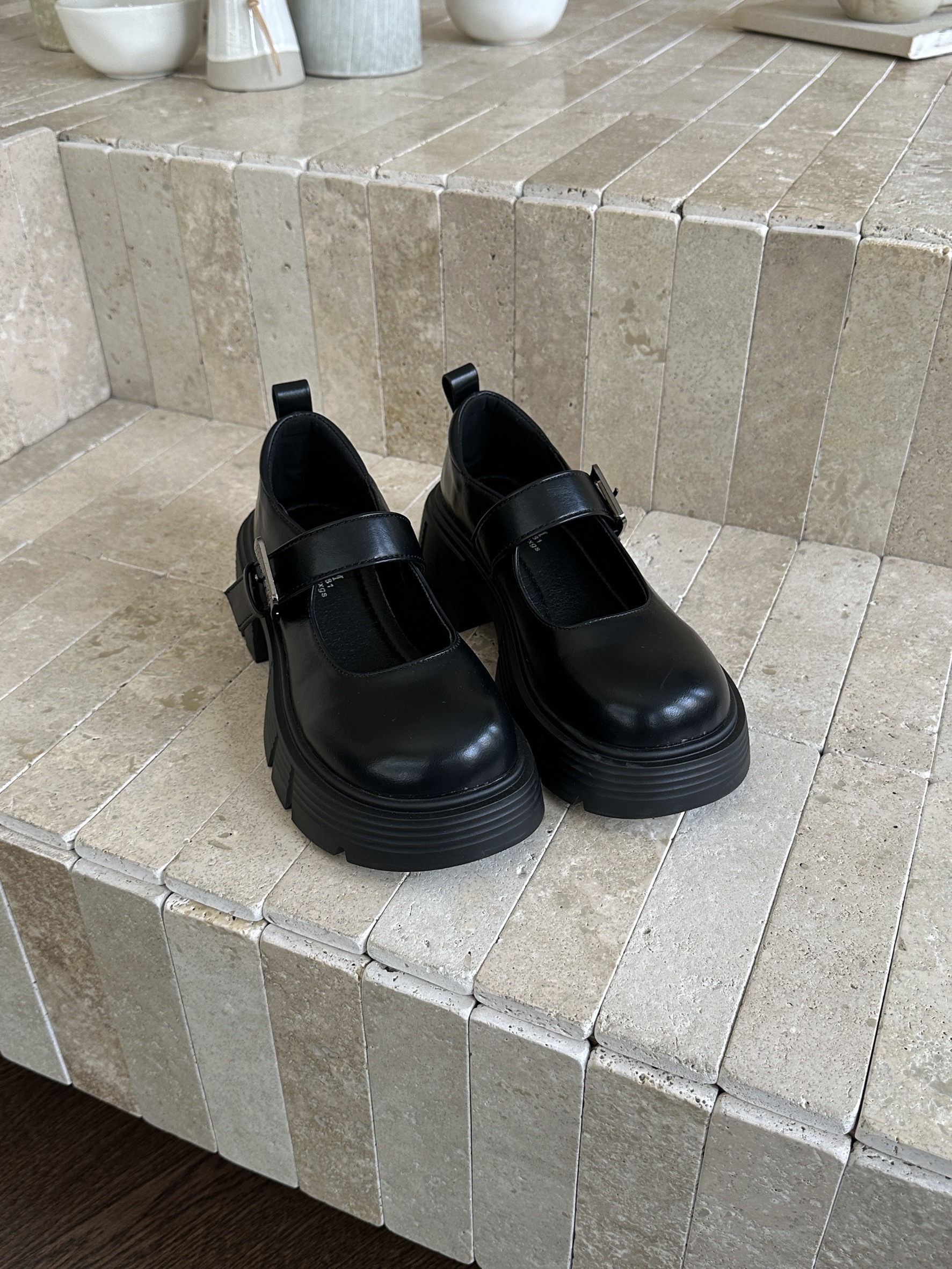 增高厚底扣帶瑪莉珍鞋