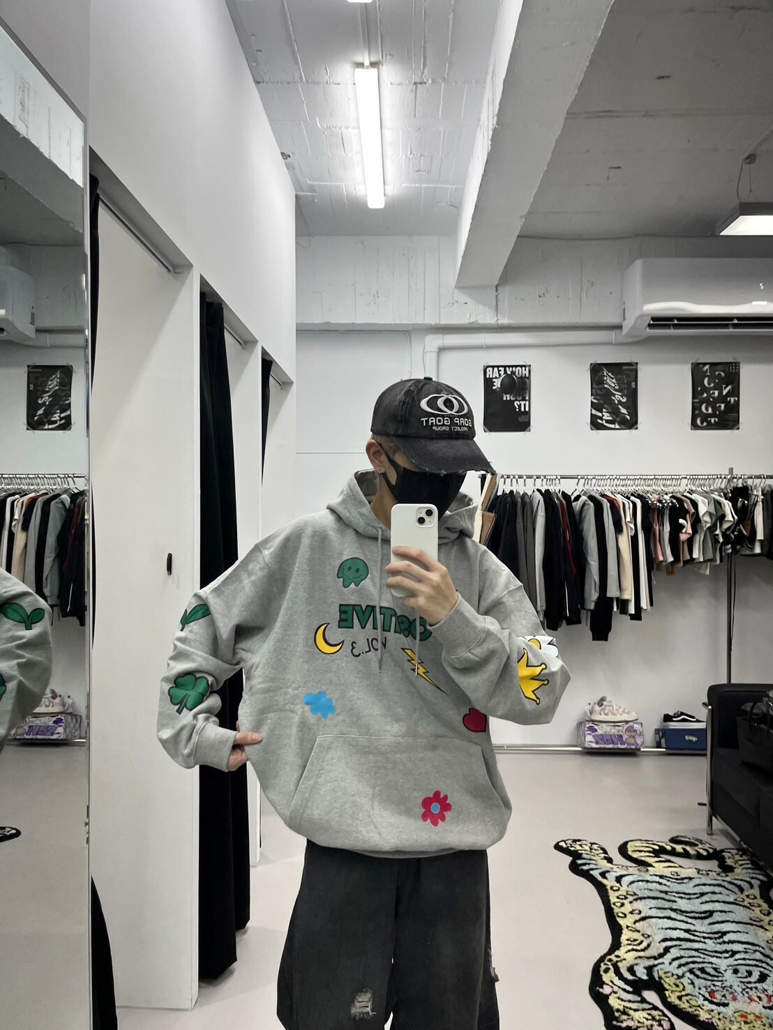 (GOAL) Positive 3309 星月塗鴉帽踢