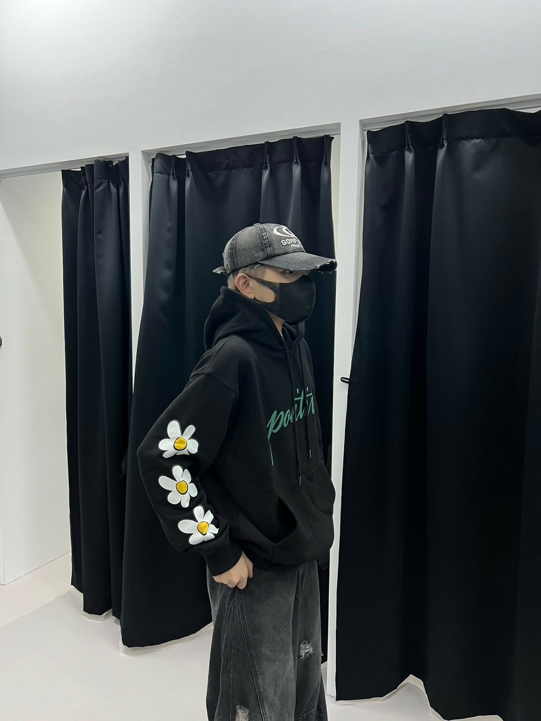 (GOAL) Positive 3304 三朵雛菊厚磅帽