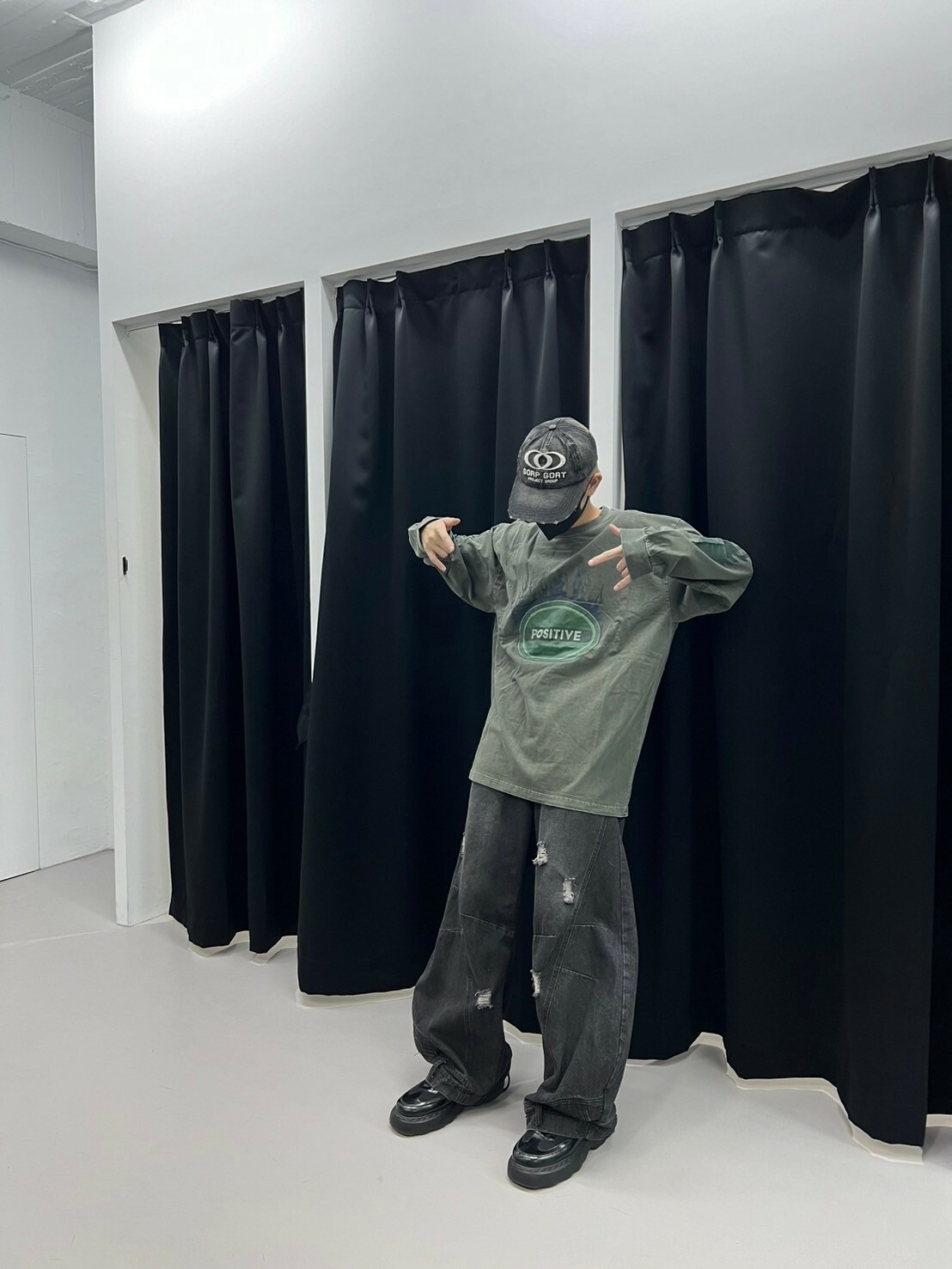 (GOAL) Positive 1301 火焰LOGO薄長袖