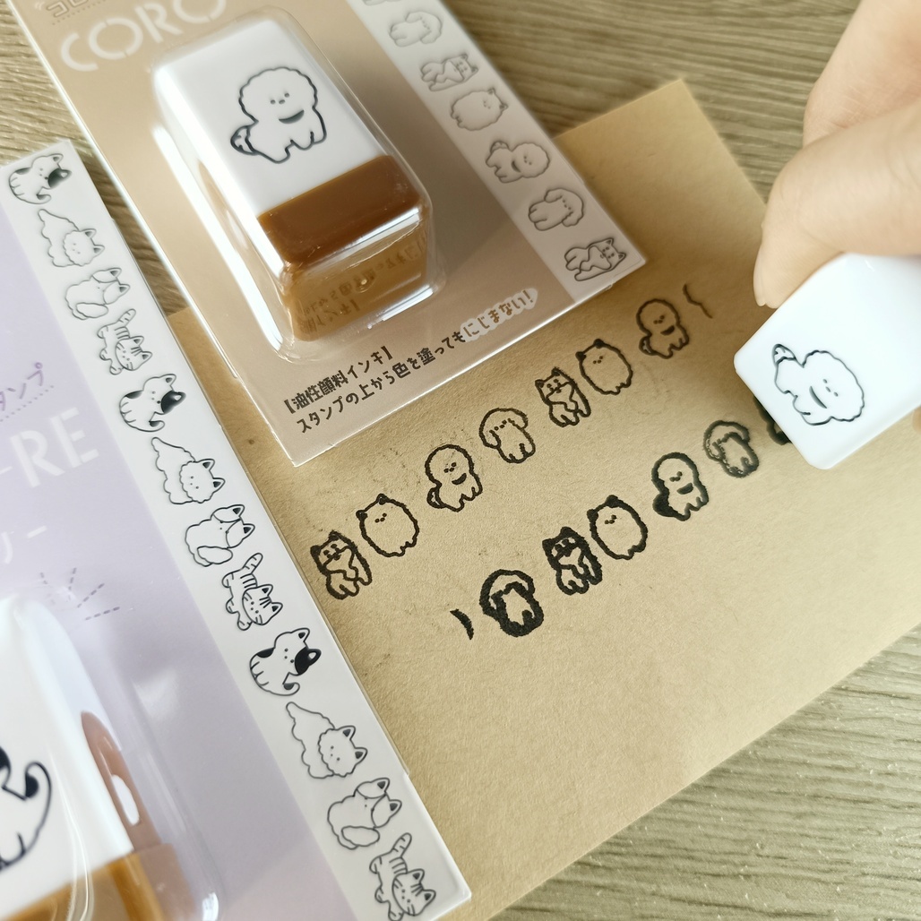 日本KAMIO．CORO-RE 連續滾輪印章 共五款