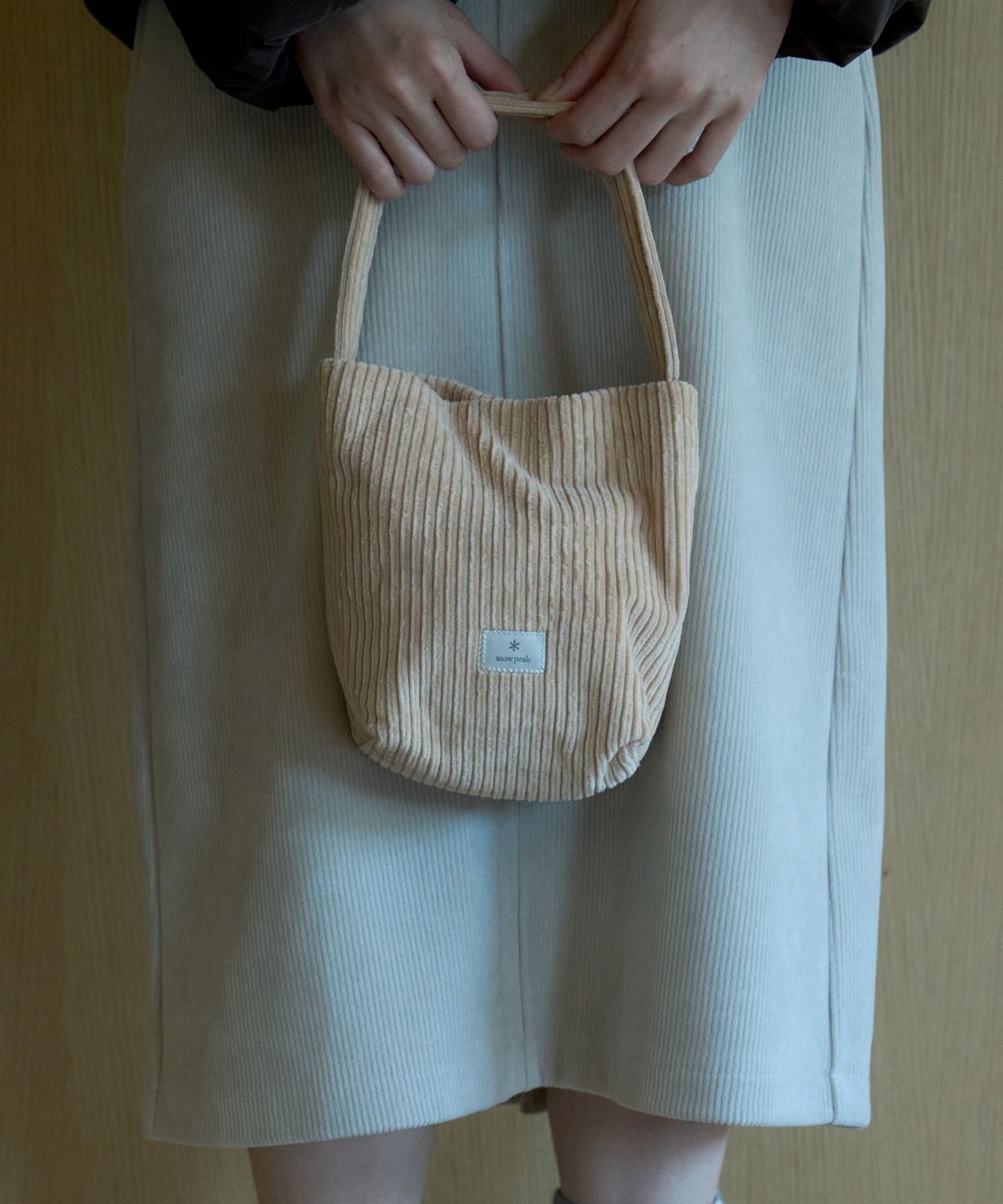 【代購】Snow Peak 雪諾必克 Corduroy Micro 迷你 燈芯絨 手提袋 手提包 S24FWFTB62