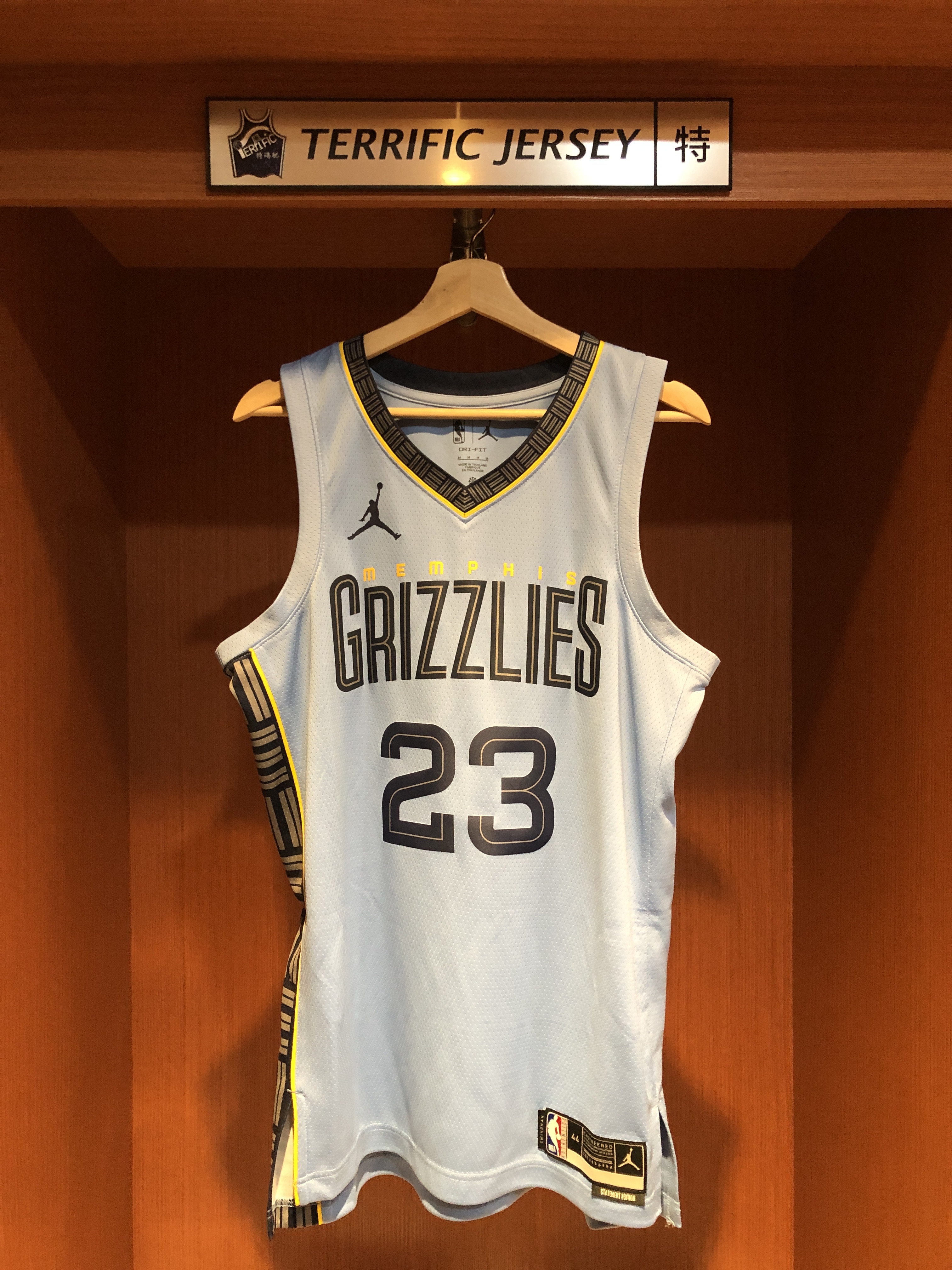 NBA球衣 Derrick Rose 曼菲斯灰熊水藍 Statement Jordan Swingman 球迷版 熱轉印 全新