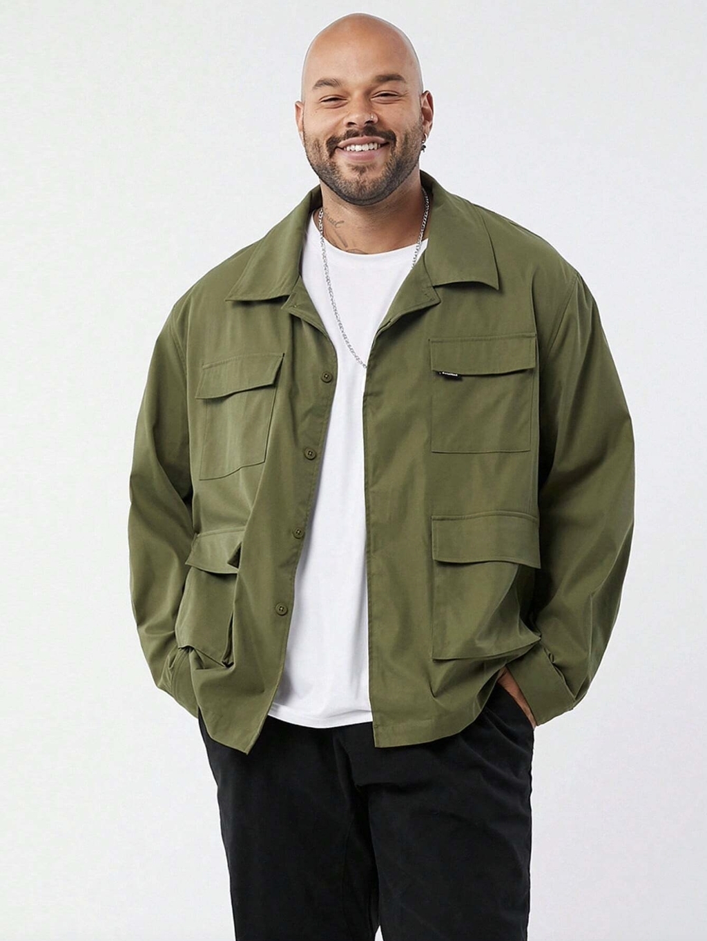 KADMAX大尺碼-秋冬襯衫外套〈CATW2426〉