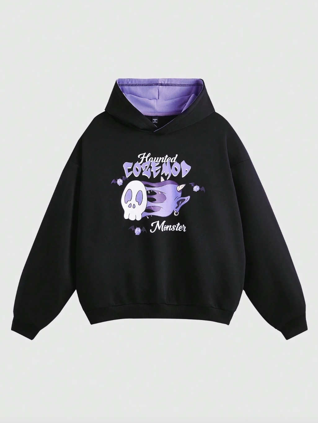 KADMAX大尺碼-秋冬長袖帽TEE〈CATW2427〉