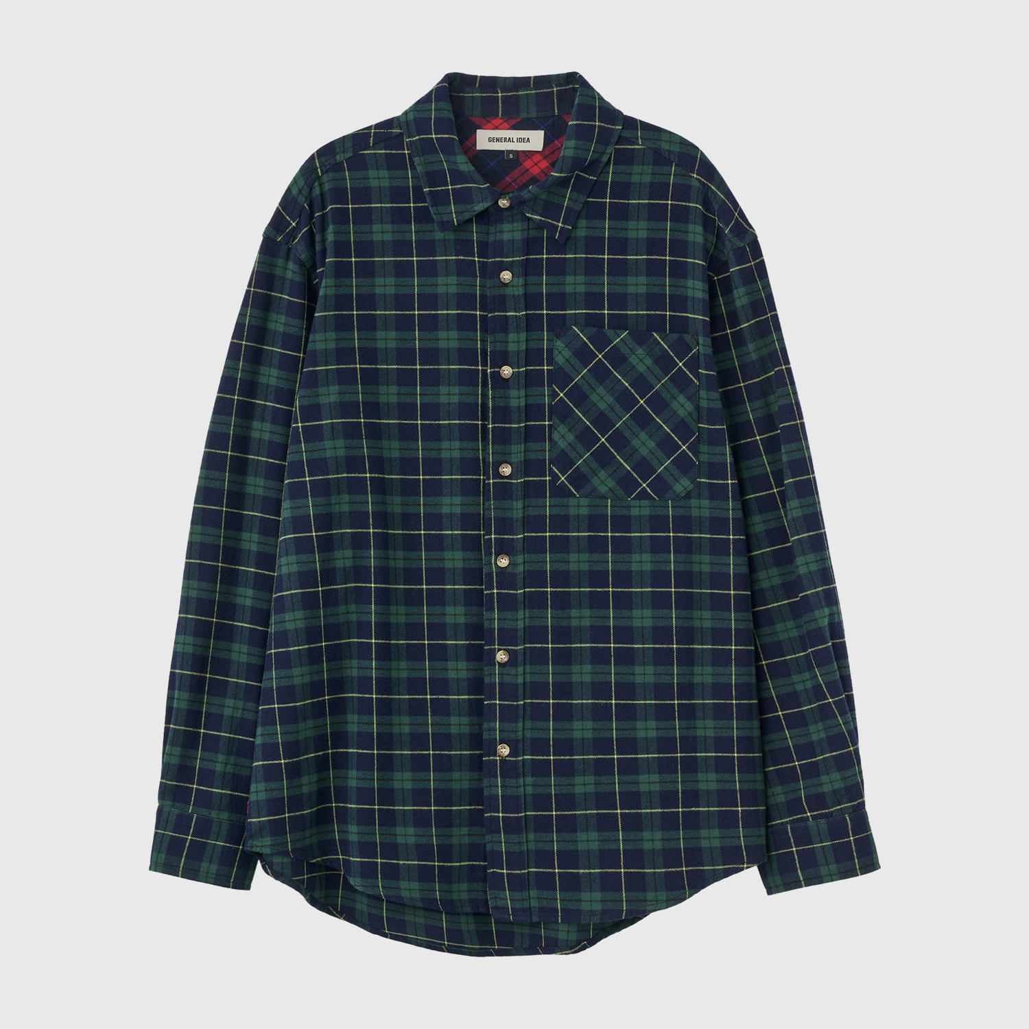 [GENERAL IDEA] STANDARD TARTAN CHECK SHIRT